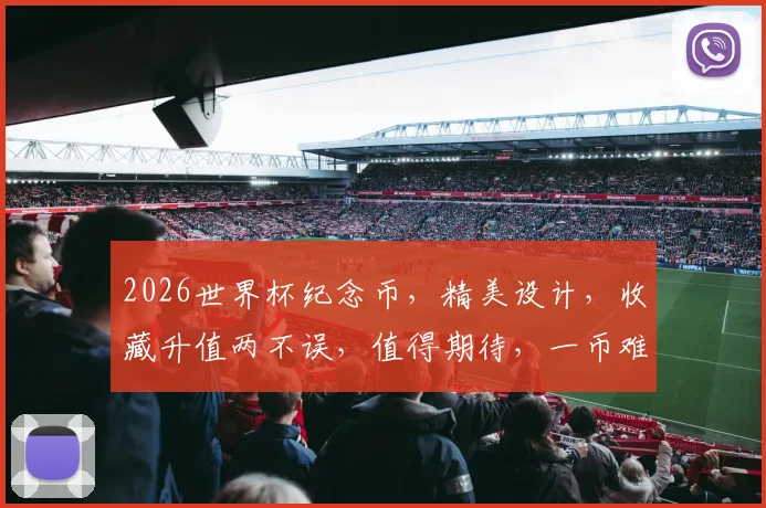 2026世界杯纪念币，精美设计，收藏升值两不误，值得期待，一币难求